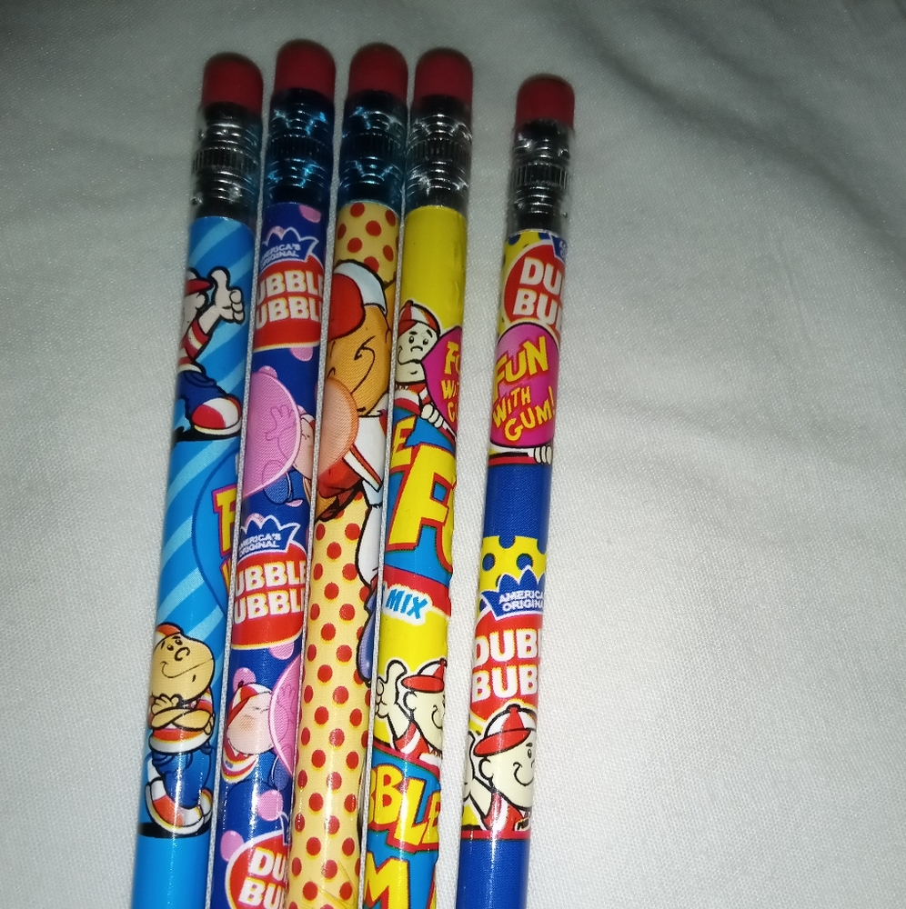 Dubble Bubble pencil set